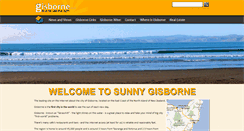 Desktop Screenshot of gisborne.co.nz